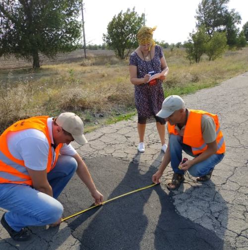Результати роботи робочої групи  з обстеження ремонту доріг району